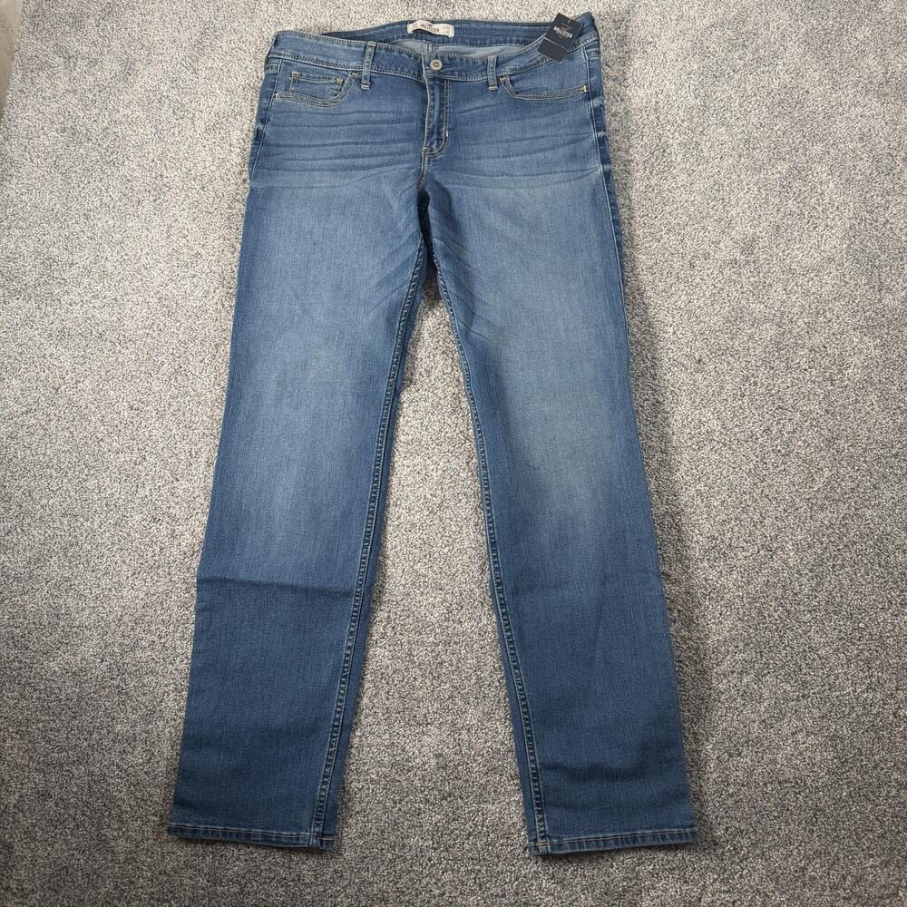 Hollister Skinny Jeans Juniors 15R 32x32 Blue Medium Wash Stretch Denim